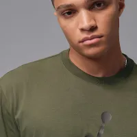 Nike Jordan мужские футболка цвет зеленый