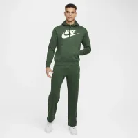 Nike Sportswear Club Fleece мужские Graphic Pullover Толстовка с капюшоном цвет зеленый