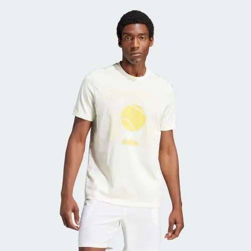 Футболка adidas Aeroready Tennis ARC De Ball IS2414 - Біла