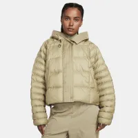 Nike Sportswear Swoosh Puffer PrimaLoft® женская Therma-FIT оверсайз Hooded Куртка цвет коричневый