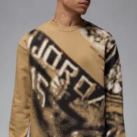 Nike Jordan MVP чоловічі Crew-Neck Fleece світшот колір коричневий