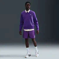Nike Club чоловічі Woven Flow шорти колір фіолетовий