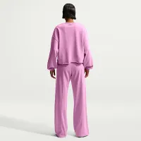 Nike Sportswear Chill Terry женская оверсайз French Terry Crew-Neck свитшот цвет фиолетовый