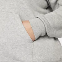Nike Sportswear Club Fleece жіноча Funnel-Neck Толстовка з капюшоном (великі розміри) колір сірий