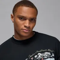 Nike Jordan Brooklyn Fleece чоловічі Crew-Neck світшот колір чорний