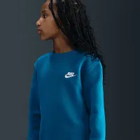 Nike Sportswear Club Fleece Big детские свитшот синий