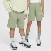 Nike Sportswear Club Fleece Big дитячі French Terry шорти колір зелений