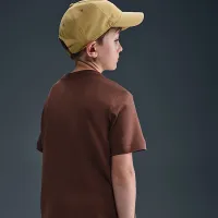 Nike Sportswear Big дитячі футболка колір коричневий