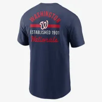 Washington Nationals 2-Hit мужские Nike MLB футболка синий