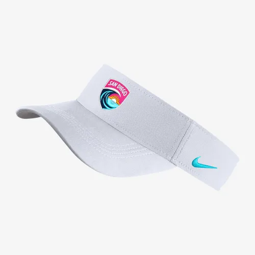San Diego Wave FC Nike Dri-FIT NWSL Visor цвет белый