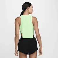 Nike AeroSwift женская Dri-FIT ADV Cropped Running Tank Top цвет зеленый