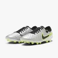 Nike Tiempo Legend 10 Pro Artificial-Grass Low-Top футбольні бутси колір сірий