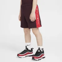 Nike Air Little дитячі 2-Piece Fleece шорти комплект колір червоний