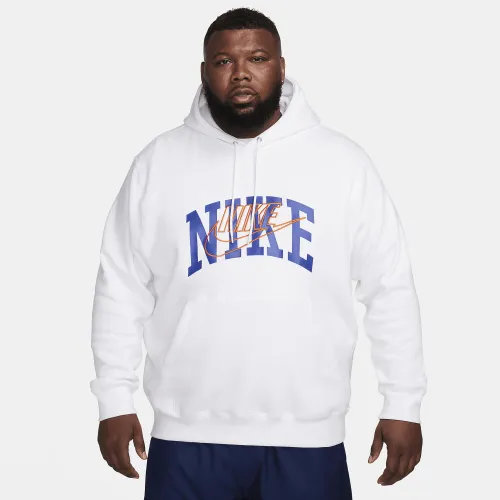 Nike Club Fleece чоловічі Pullover Толстовка з капюшоном колір білий