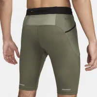 Nike Trail Lava Loops мужские Dri-FIT Running 1/2-Length Tights цвет зеленый