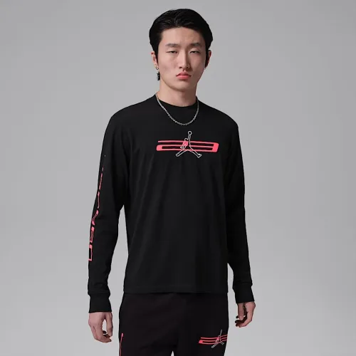Nike Jordan Sport чоловічі Dri-FIT з круглим вирізом світшот колір чорний