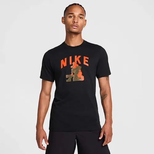 Nike мужские Fitness футболка цвет черный