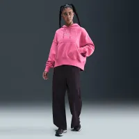 Nike Sportswear Phoenix Fleece женская Over-оверсайз Толстовка с капюшоном Pink