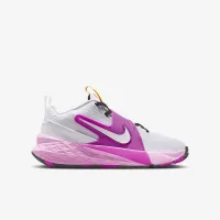 Nike Team Hustle D 12 Big детские баскетбольные Кроссовки цвет белый