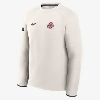 Ohio State Buckeyes 2025 College Football Playoff Media Day Tech Fleece мужские Nike College Pullover Crew цвет серый