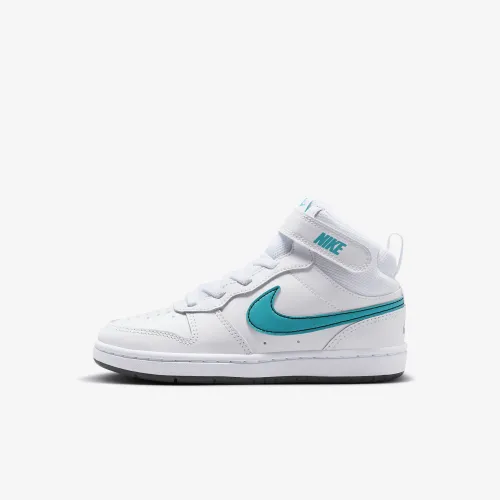 Nike Court Borough Mid 2 Little дитячі Кросівки колір білий