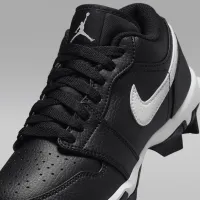 Nike Jordan 1 Low Little/Big дитячі Cleats колір чорний