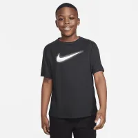 Nike Dri-FIT Icon Big дитячі (для хлопчиків) Graphic тренувальні Top (Extended Size) колір чорний