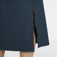 Nike Sportswear Chill Rib женская Slim Midi юбка (большие размеры) синий