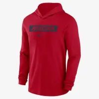Arizona Wildcats Sideline чоловічі Nike Dri-FIT College Long-Sleeve Hooded Top колір червоний