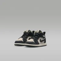 Nike Jordan 1 Mid SE Baby/Toddler Кросівки колір коричневий