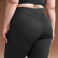 NikeSKIMS Matte женская С высокой Талией Slim Flaцвет красный лосины цвет черный