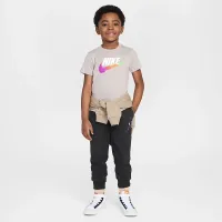 Nike Little дитячі Brandmark Swoosh футболка колір сірий