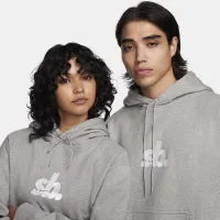 Nike SB Fleece Pullover Skate Толстовка з капюшоном колір сірий