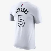 Anthony Edwards Minnesota Timberwolves Essential City Edition мужские Nike NBA футболка цвет белый