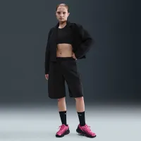 Nike Sportswear Tech Fleece женская Tailoцвет красный Куртка цвет черный