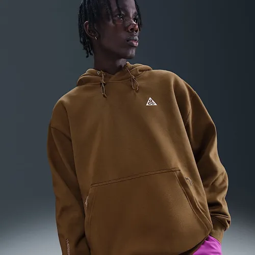 Nike ACG Therma-FIT Fleece Pullover Толстовка с капюшоном цвет коричневый