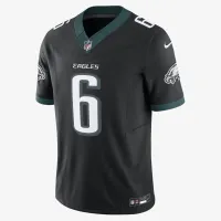 DeVonta Smith Philadelphia Eagles мужские Nike Dri-FIT NFL Limited Football Jersey цвет черный