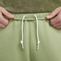Nike Solo Swoosh мужские Fleece Pants цвет зеленый