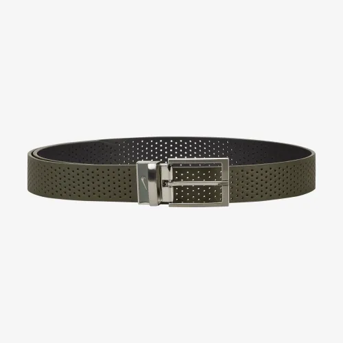 Nike Core Perforated Reversible Belt цвет зеленый