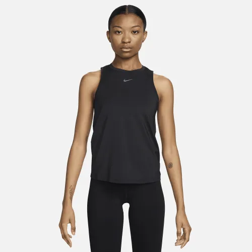 Nike One Classic жіноча Dri-FIT Tank Top колір чорний