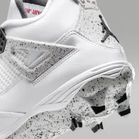 Nike Jordan 4 Retro TD Football Cleats колір білий