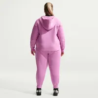 Nike Sportswear Tech Fleece Windrunner женская Full-Zip Толстовка с капюшоном (большие размеры) цвет фиолетовый