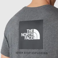 Футболка The North Face колір червоний Box 0A2TX2JBV1 - Сіра