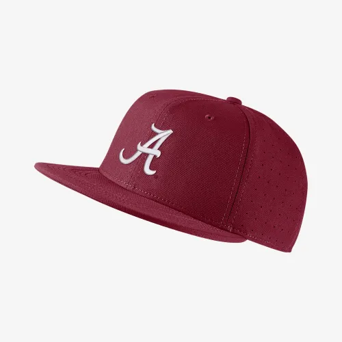 Alabama Nike College Fitted Baseball Hat цвет красный