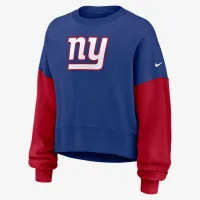 New York Giants женская Nike NFL Pullover Crew синий