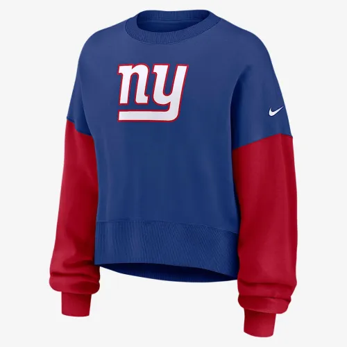 New York Giants женская Nike NFL Pullover Crew синий