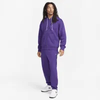 Nike Solo Swoosh чоловічі Fleece Pants колір фіолетовий