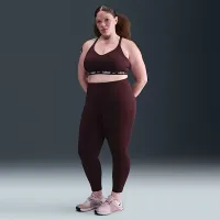 Nike One жіноча З високою талією 7/8 лосіни з кишенями(великі розміри) колір червоний