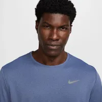 Nike Miler чоловічі Dri-FIT UV Long-Sleeve Running Top блакитний