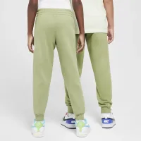 Nike Club Fleece Big детские Joggers цвет зеленый